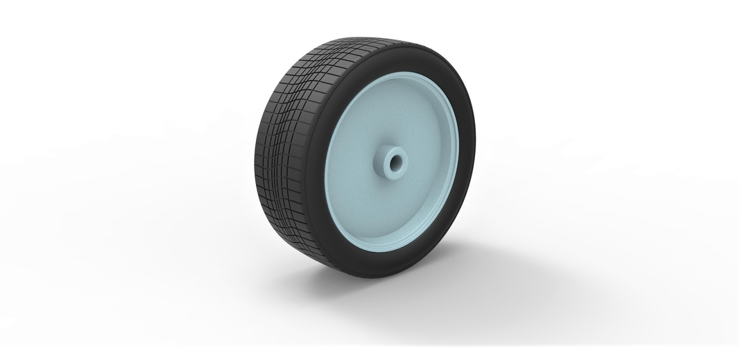 Diecast wire wheel Scale 1 to 10 3D Print 355592