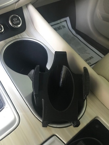 phone holder - car/cup  i-6 & i-7  ----- 3.24"  cup dia 3D Print 355646