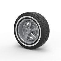 Small Diecast Sport wheel 9 3D Printing 355695