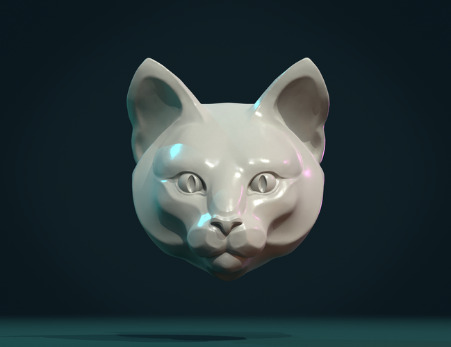 Cat Head 3D Print 355733