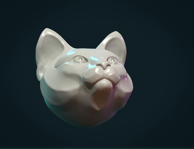 Cat Head 3D Print 355735