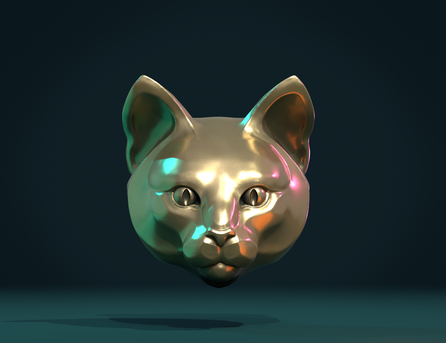 Cat Head 3D Print 355740
