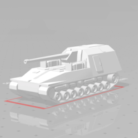 Small Type 5 Hori Tank Destroyer 3D Printing 355749
