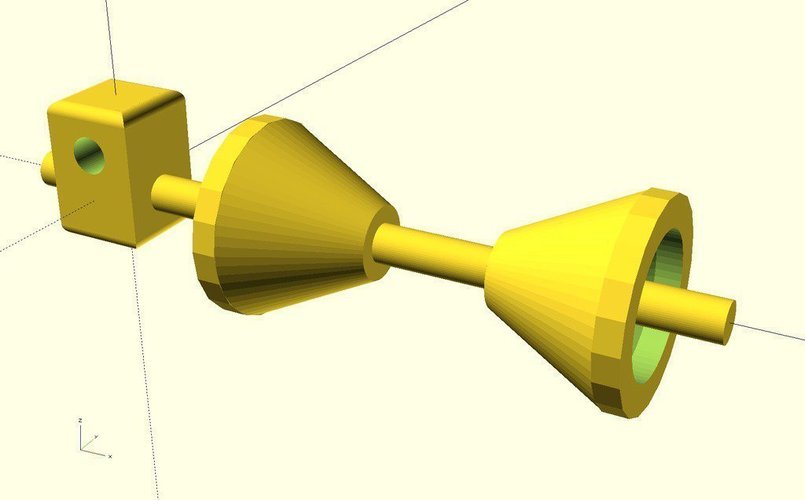 Ekobots - Filament Spool Fix Mendel Prusa 3D Print 35587