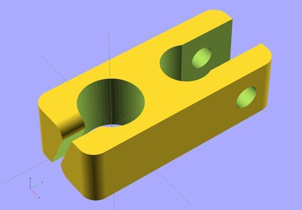 Medium Ekobos - Cable fix for Mendel Prusa 3D Printing 35603
