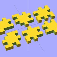 Ekobots - Wooden cube puzzle - Thumbnail 2