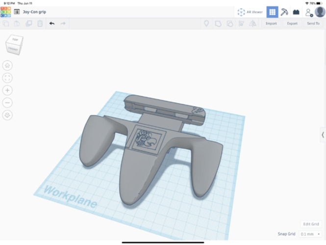 Nintendo Switch N64 Joy-Con Grip 3D Print 356304