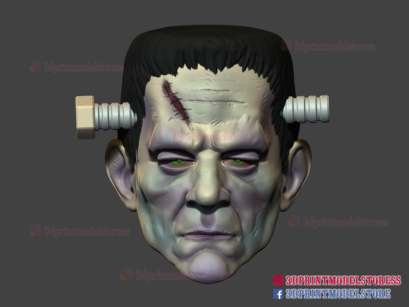 Frankenstein Cosplay Mask - Monster Halloween Helmet 