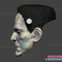 Frankenstein Cosplay Mask - Monster Halloween Helmet  - Thumbnail 5