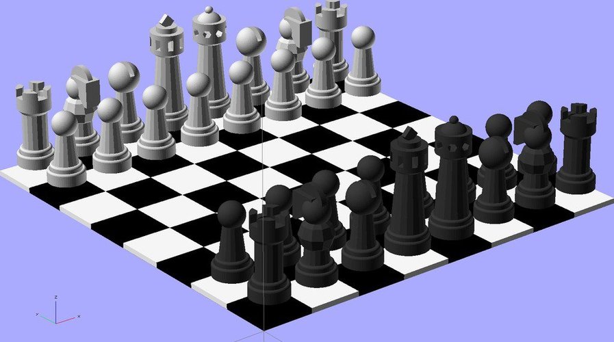 Ekobots - Chess 3D Print 35658