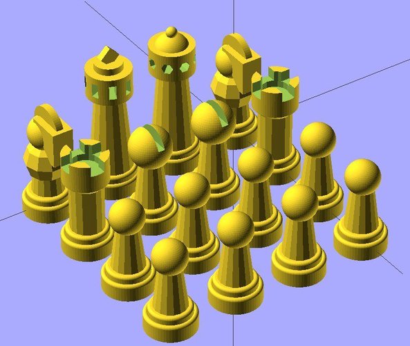 Ekobots - Chess 3D Print 35659