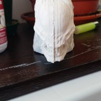 Small alien head mold 3D Printing 35677