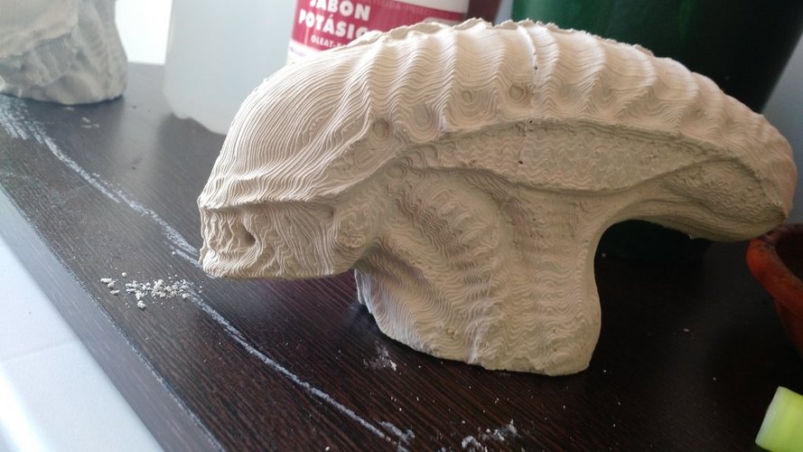 alien head mold 3D Print 35679