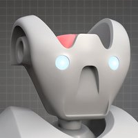 MakerTron Robot Head - Thumbnail 1