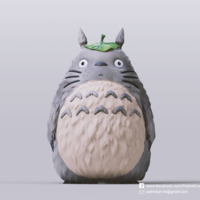 Small Totoro(My Neighbor Totoro) 3D Printing 358805