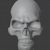 Small DMC - Devil May Cry skull on Dante's back 3D Printing 358815