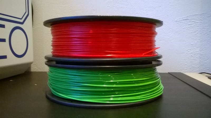 stacking aid for filament