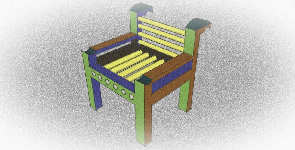 chair 3D Print 36136