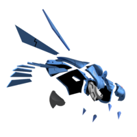 Metal Garurumon 3d print able Digimon helmet STL file - Thumbnail 7