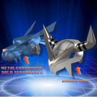 3d printable Digimon Inspired WarGreymon helmet - Thumbnail 10