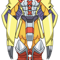 3d printable Digimon Inspired WarGreymon helmet - Thumbnail 11