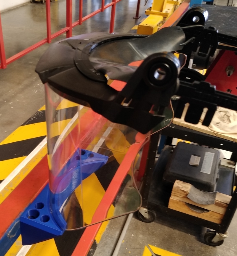 Face  Shield storage