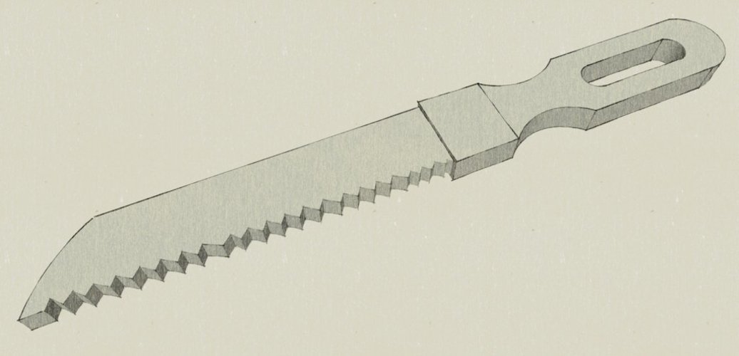 Serrated bread knife 3D Print 36163