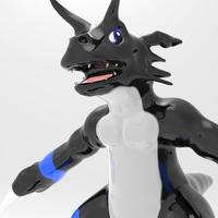 Growlmon Dark Edition Toy - Thumbnail 2