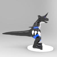 Growlmon Dark Edition Toy - Thumbnail 3