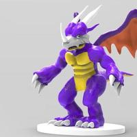 Dragon Action Figure Statue  - Thumbnail 3