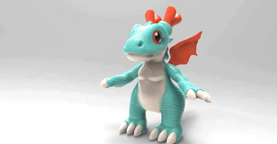 Dragon Puppy 3D Print 36261