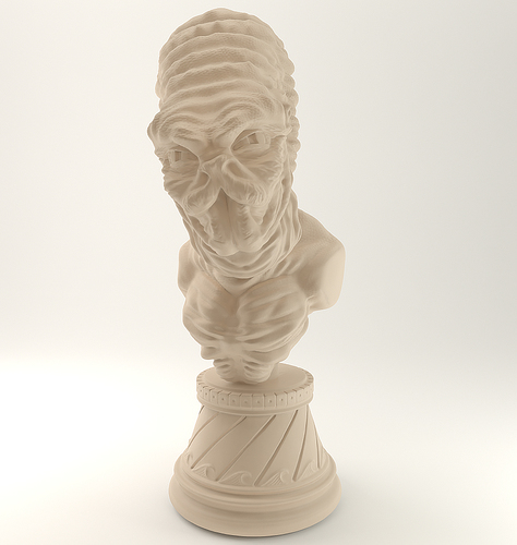 Alien Bust 01 (1) 3D Print 3632