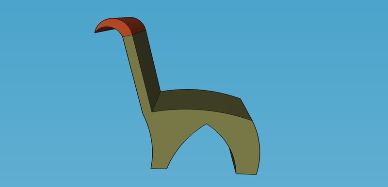 chaise design carton artisanat