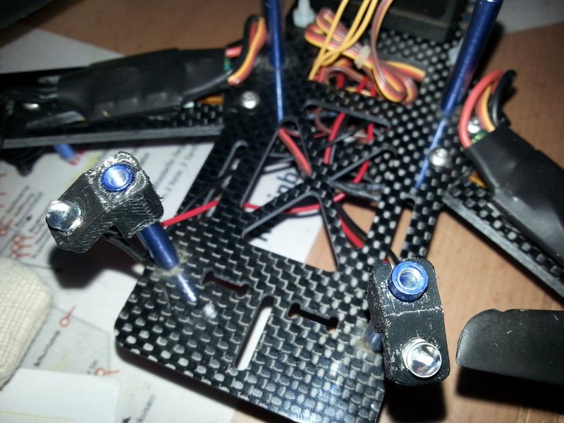 Nighthawk 250 LED mounts for frame sticks
