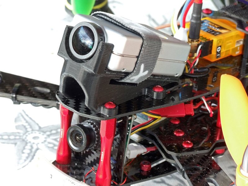 RunCam HD 20° mount for RD290 mini hex
