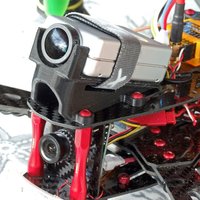 RunCam HD 20° mount for RD290 mini hex - Thumbnail 1