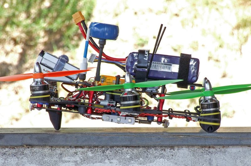 RD290 Mini Hex - 12 degrees tilted motor mounts