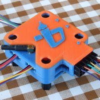 Small OP Revolution box - vertical antenna - angled servo pins (lid on 3D Printing 36480