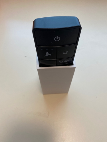Remote holder with clip or no clip 3D Print 364883