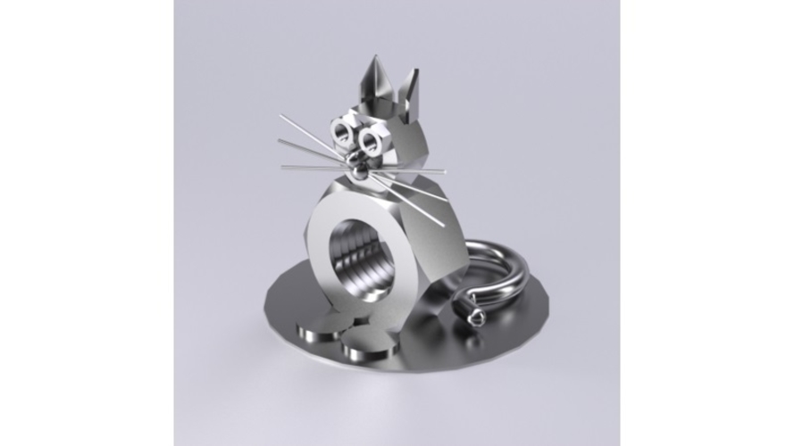 Cat mechanical figure 3D Print 364963