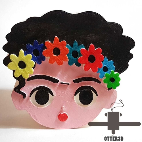 planter frida khalo 3D Print 365097