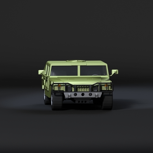 Humvee 3D model Low-poly 3D model 3D Print 365233