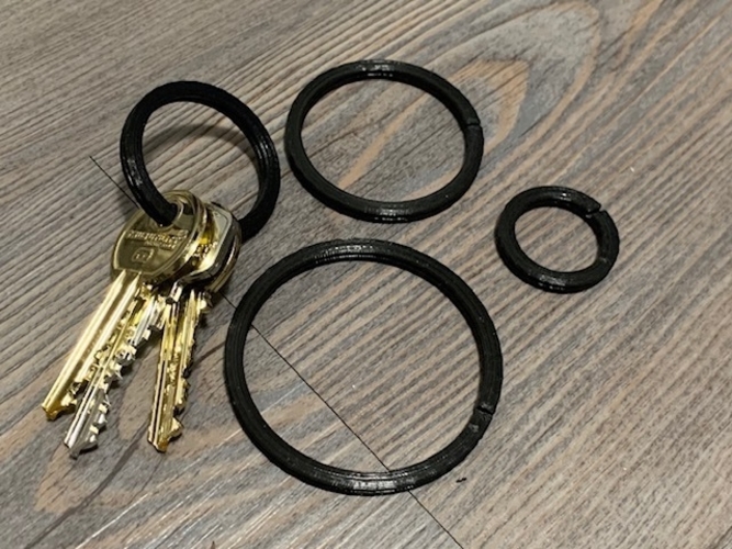 brock split ring for keys 3D Print 365263