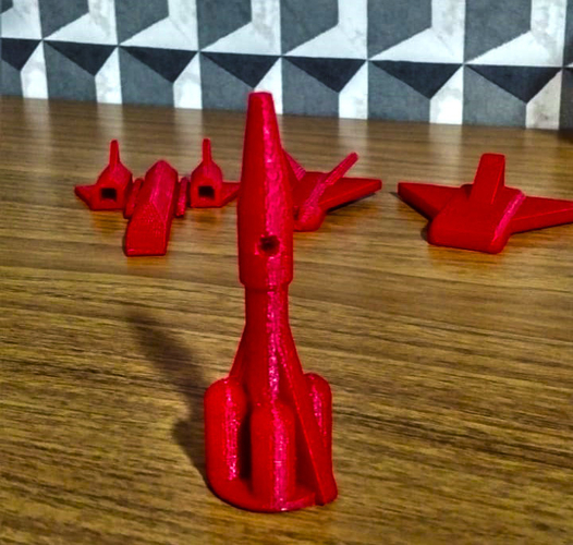 FOUR SPACES WITHOUT SUPPORT 3D Print 365270