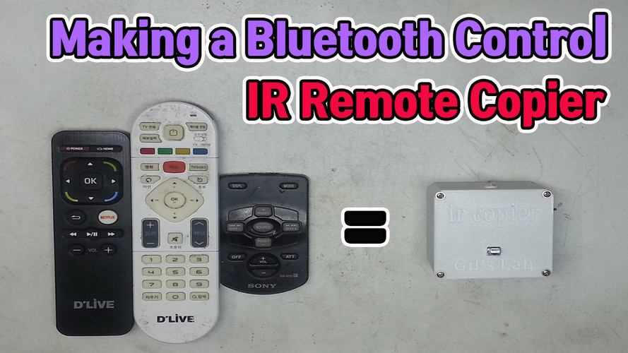  Making a Bluetooth Control IR Remote Copier 3D Print 365363