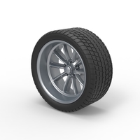 Small Diecast Sport wheel 10 3D Printing 365390