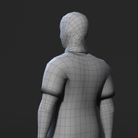 Animated Gang Man-Rigged 3d game character Low-poly 3D model - Thumbnail 8