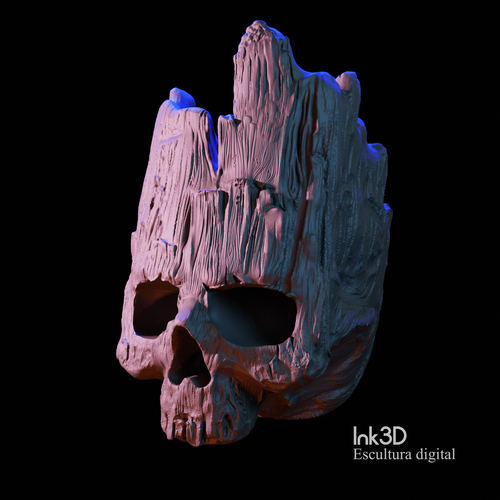 Groot skull 3D Print 365673
