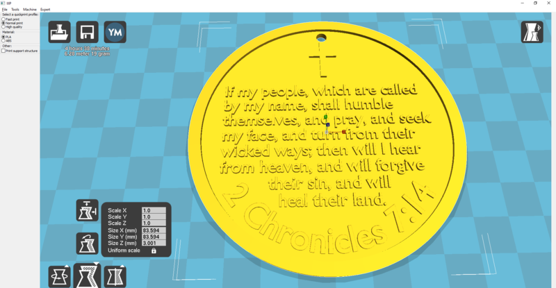 2 Chronicles 7:14 Medallion