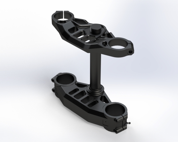 Triple Clamp for Yamaha R1 3D Print 365938